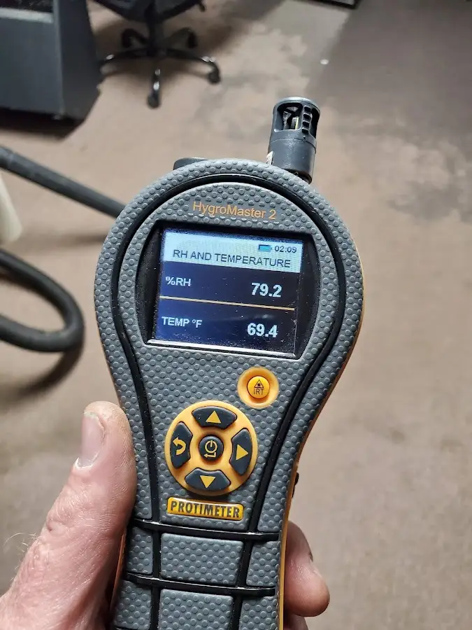 Moisture meter humidity assessment for Mold Remediation & Removal in Ponca City