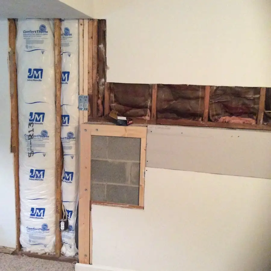 Wall insulation replacement during Contents Cleaning & Restoration in Ponca City